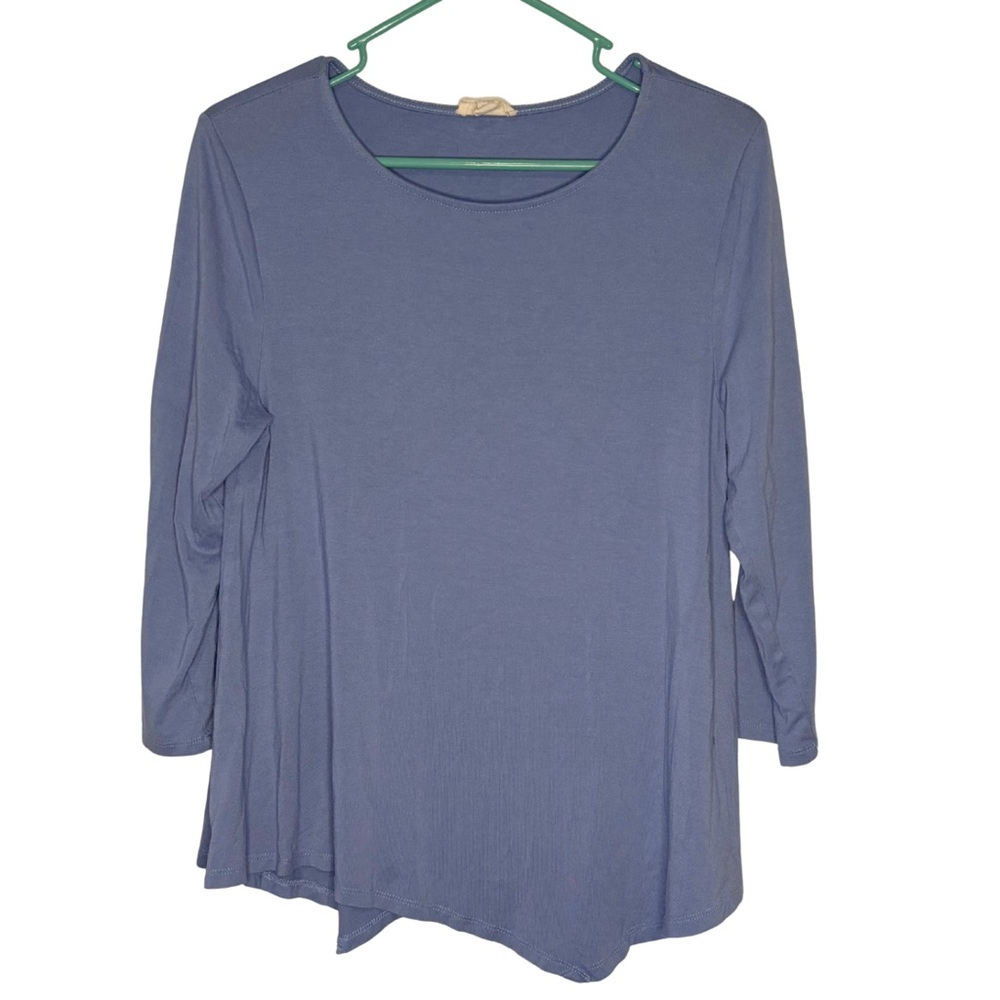 3/$20 Cupio Women's Slate Blue 3/4 Sleeve Top